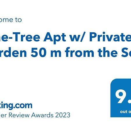 Pine-Tree Apt W/ Private Garden 50 M From The Sea Golem  Exteriér fotografie
