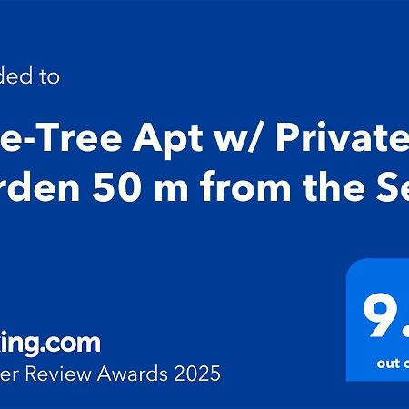 Pine-Tree Apt W/ Private Garden 50 M From The Sea Golem  Exteriér fotografie