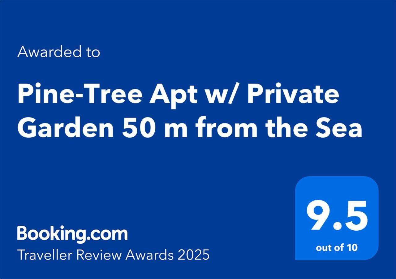 Pine-Tree Apt W/ Private Garden 50 M From The Sea Golem  Exteriér fotografie